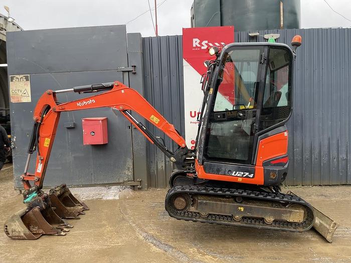 Used KUBOTA U27-4 2.7t Mini Excavator