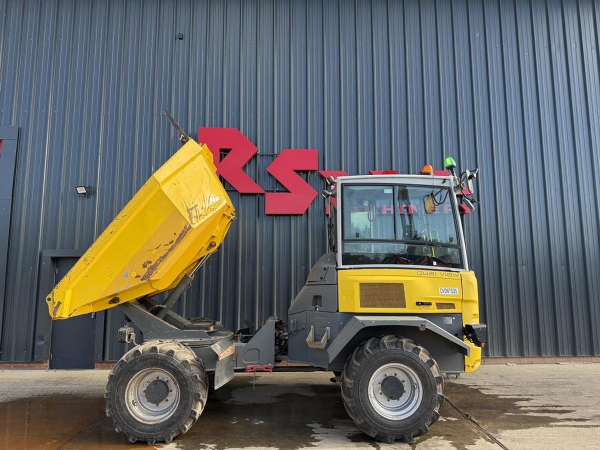 Used Wacker Neuson DV60 6t Dual View Swivel Dumper