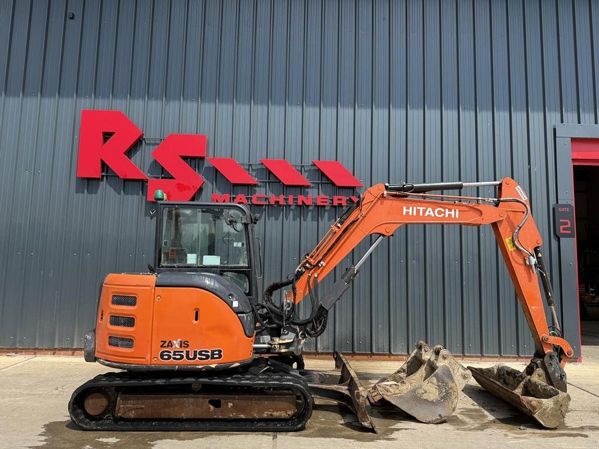 Used Hitachi ZX65 USB-5A 6t Mini Excavator
