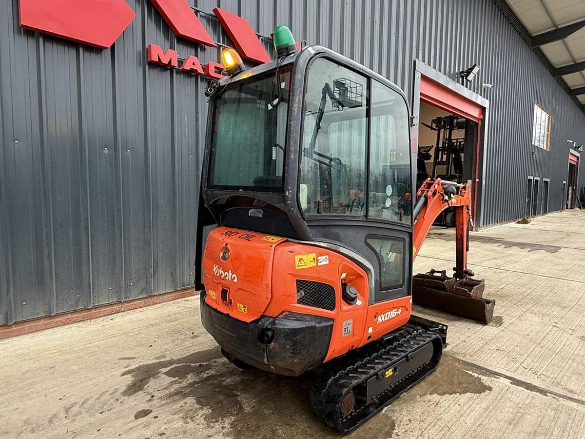 Used Kubota KX016-4 1.6t Mini Excavator