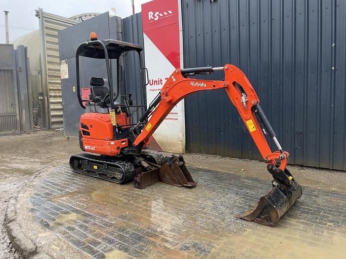 Used Kubota U17-3 1,7t Mini Excavator + Plant Trailer