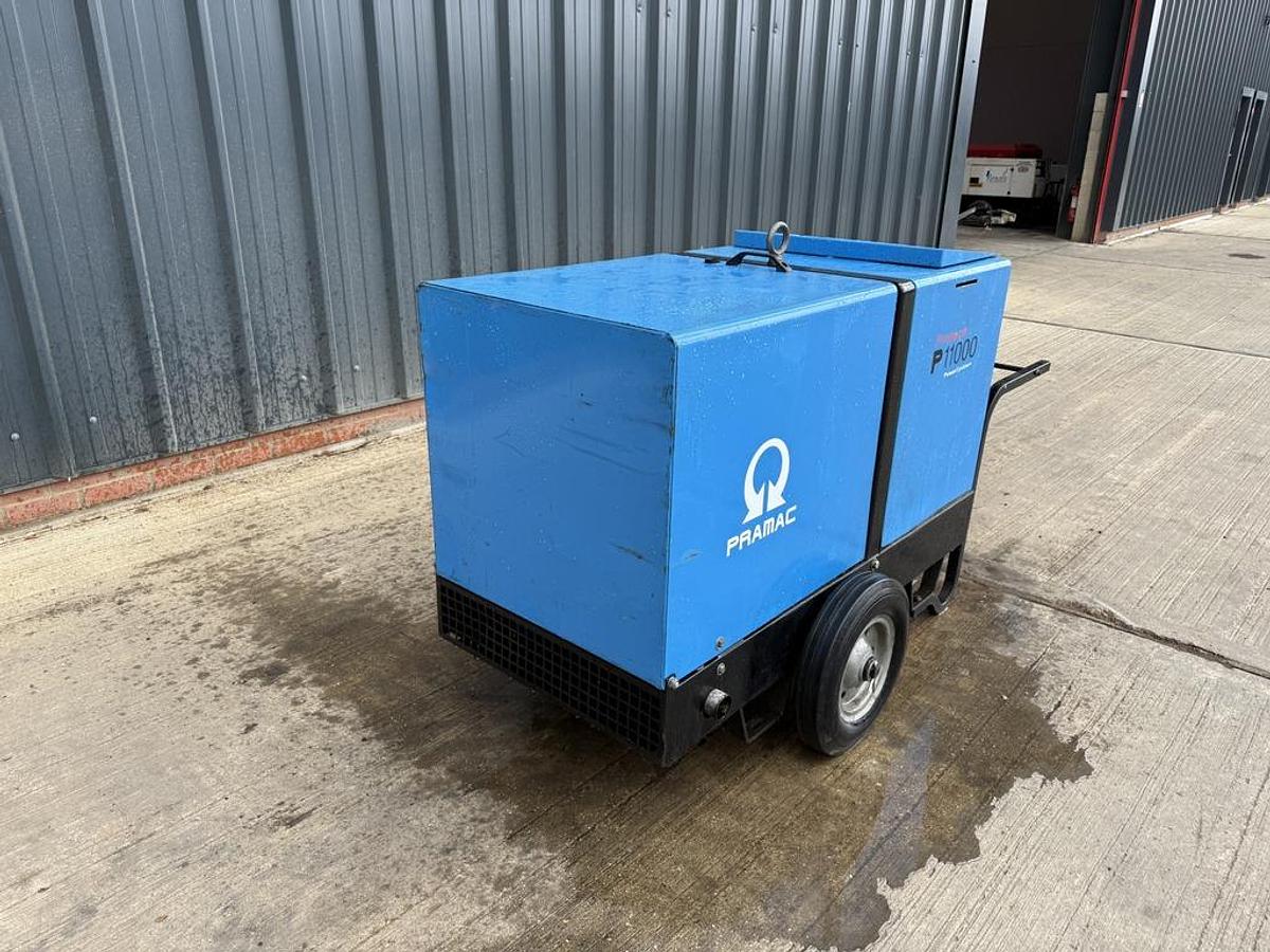 Used Pramac P11000 10 kVA Diesel Generator