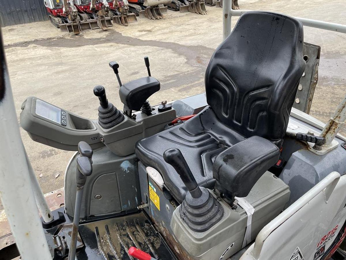 Used Takeuchi TB216 Mini Excavator + Breaker + Trailer