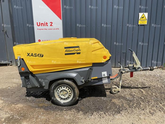 Used ATLAS COPCO XAS67 KD