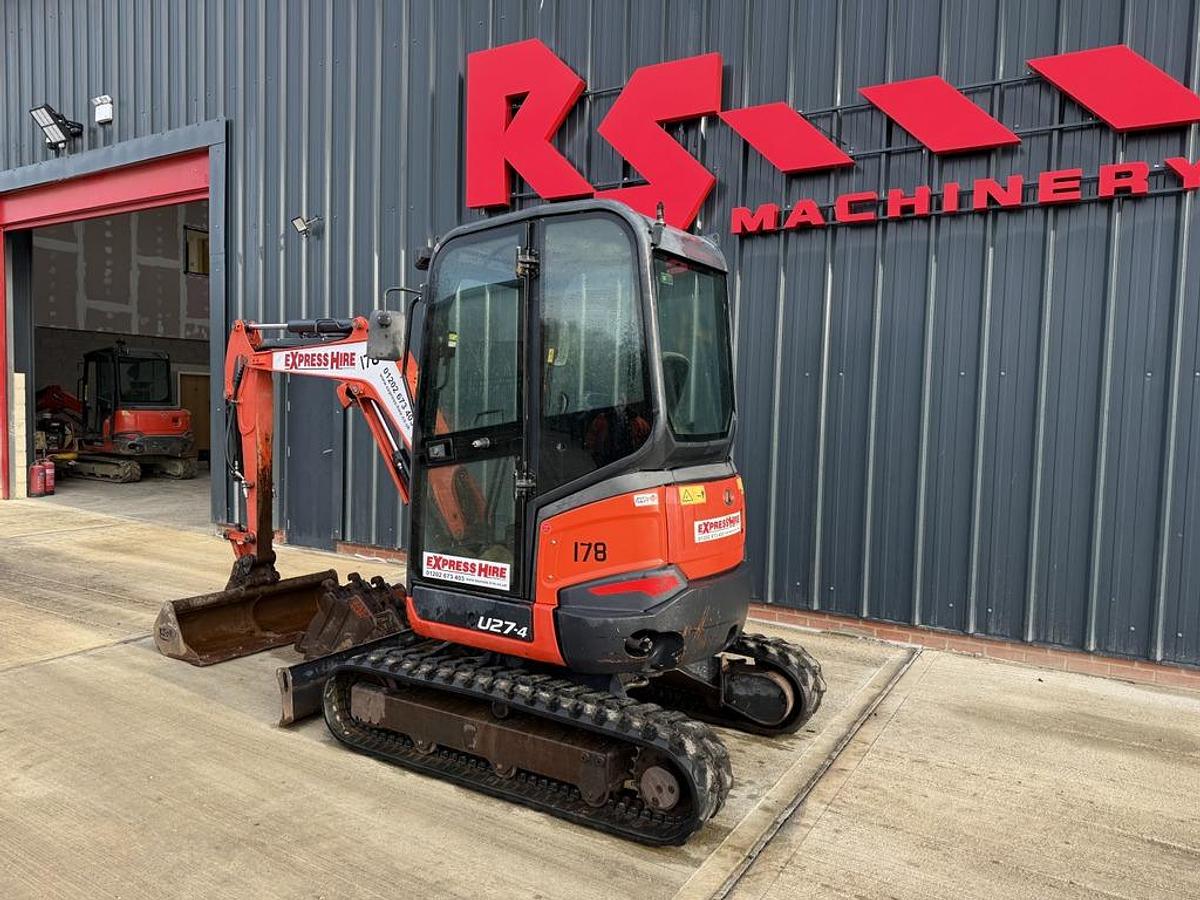 Used Kubota U27-4 2.7t Mini Excavator