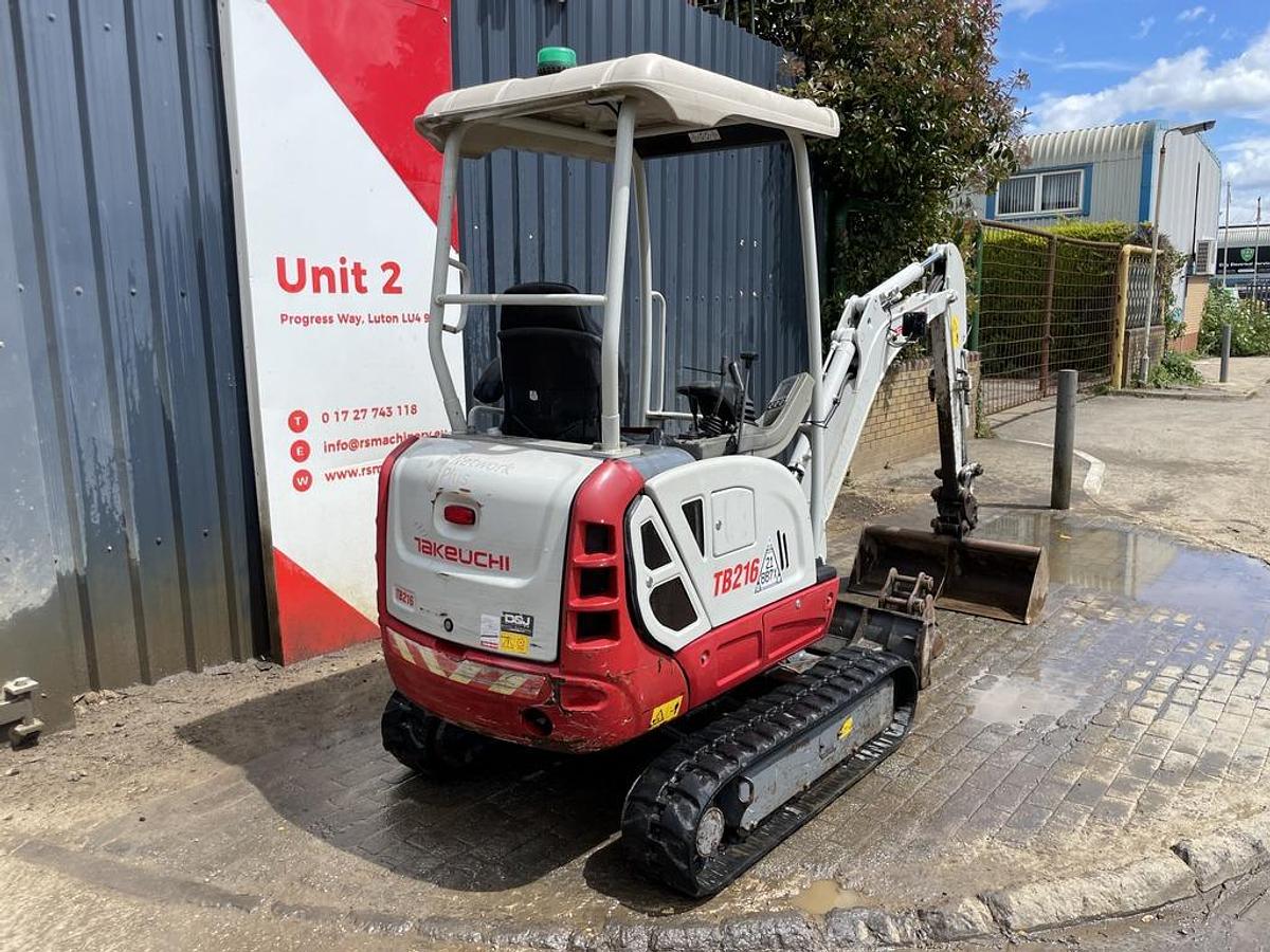 Used Takeuchi TB216 1.8t Mini Excavator