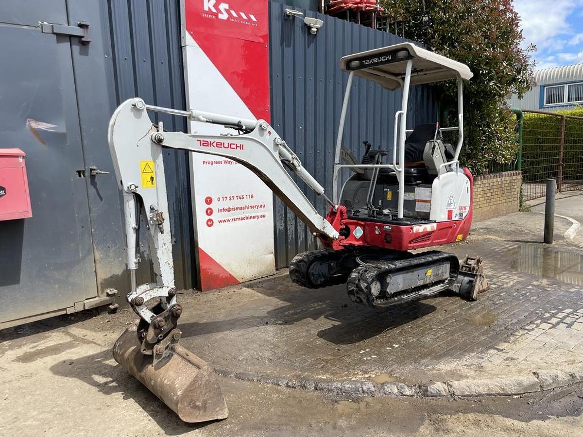 Used Takeuchi TB216 1.8t Mini Excavator