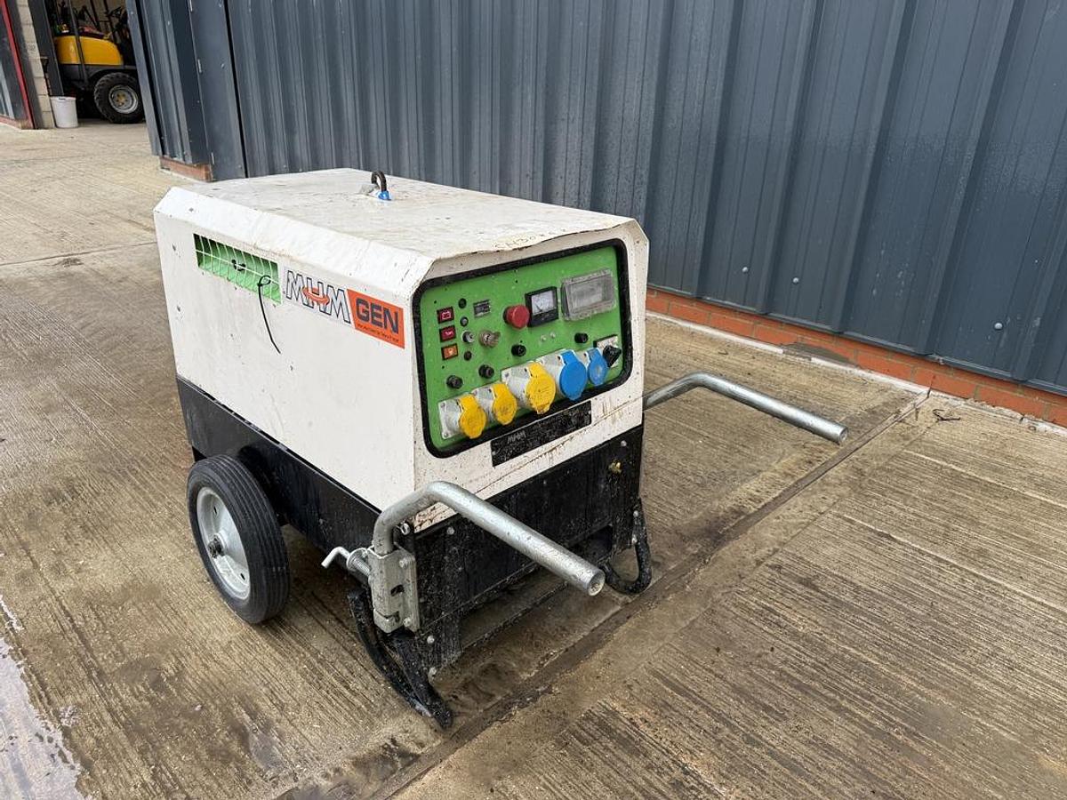 Used MHM MGTP 6000 6 kVA Diesel Generator