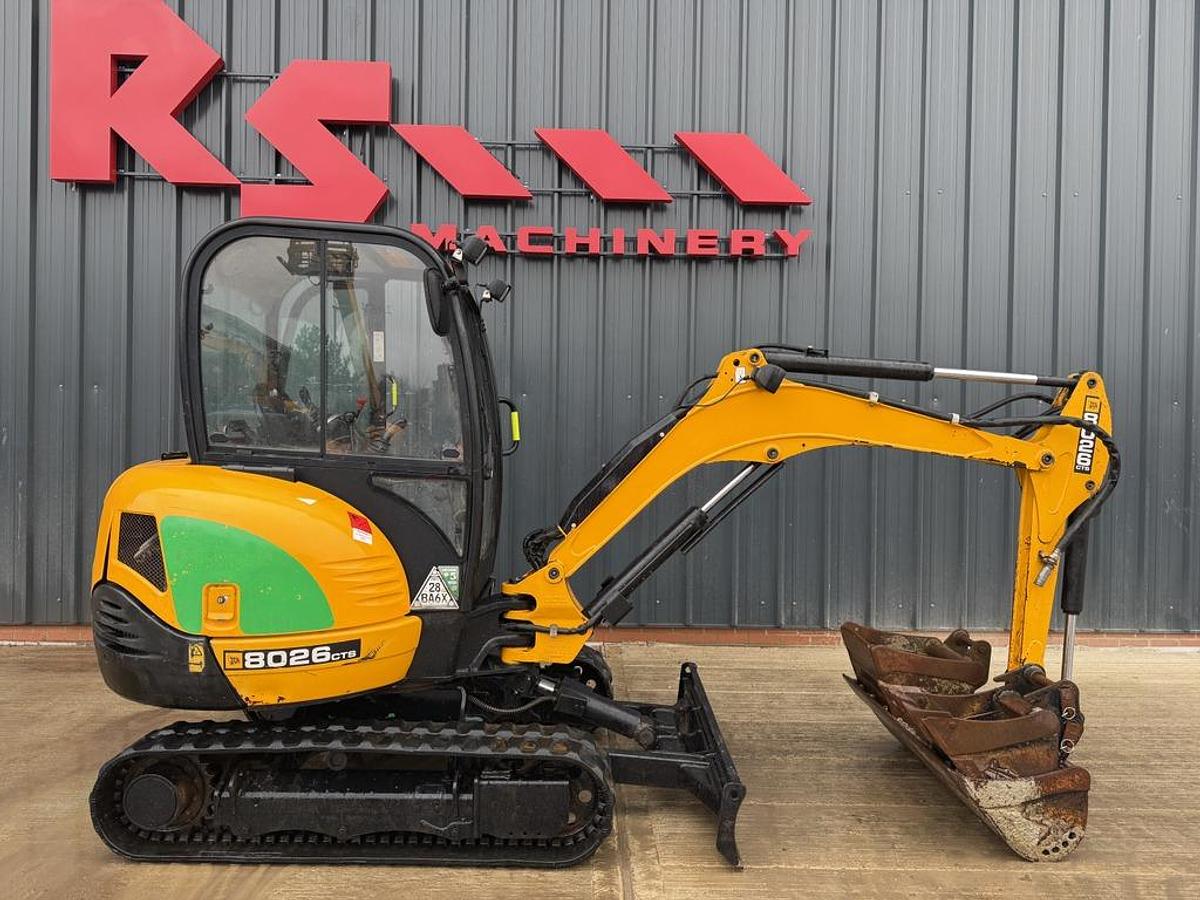 Used JCB 8026 CTS 2.8t Mini Excavator