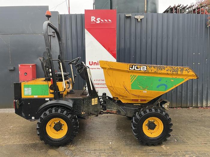 Used JCB 3TSTM 3 Ton Swivel Tip Dumper