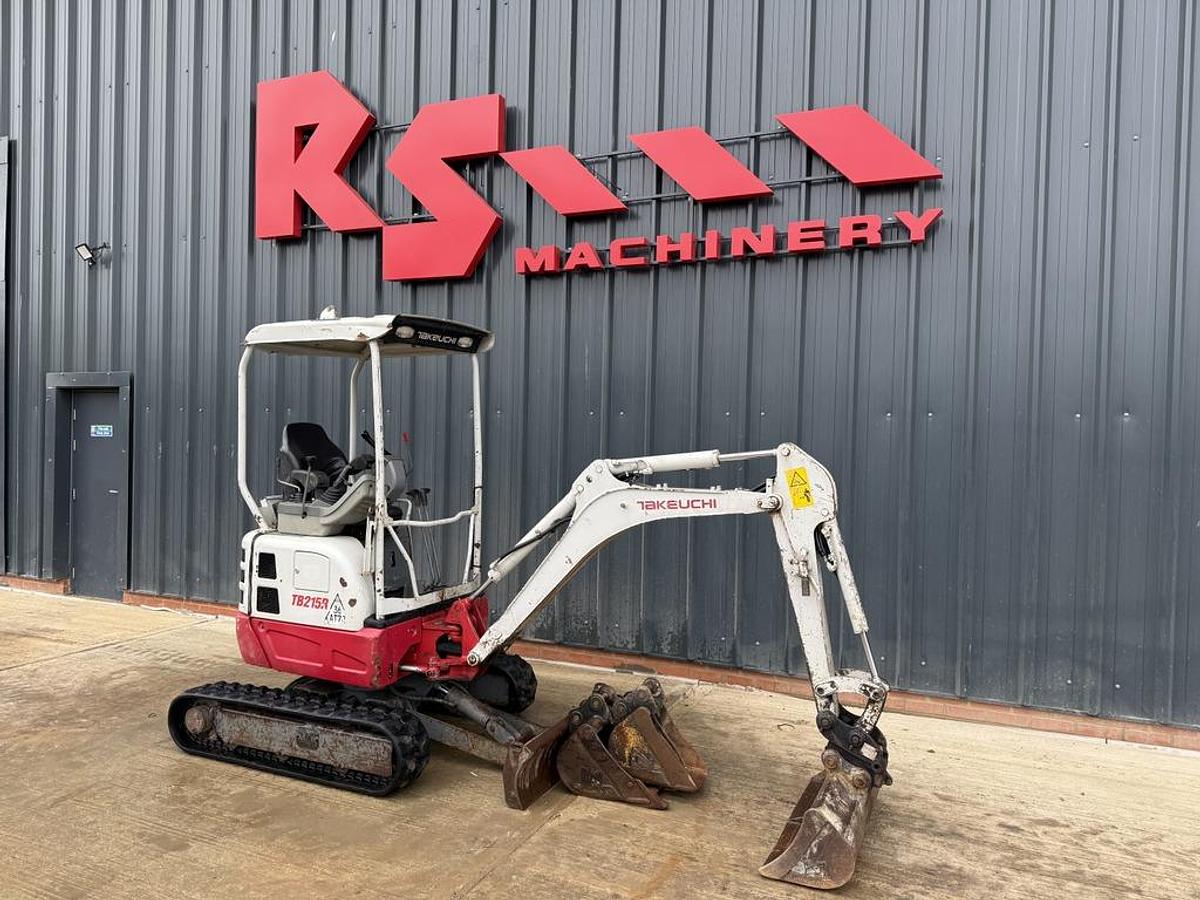 Used Takeuchi TB215R 1.6t Mini Excavator