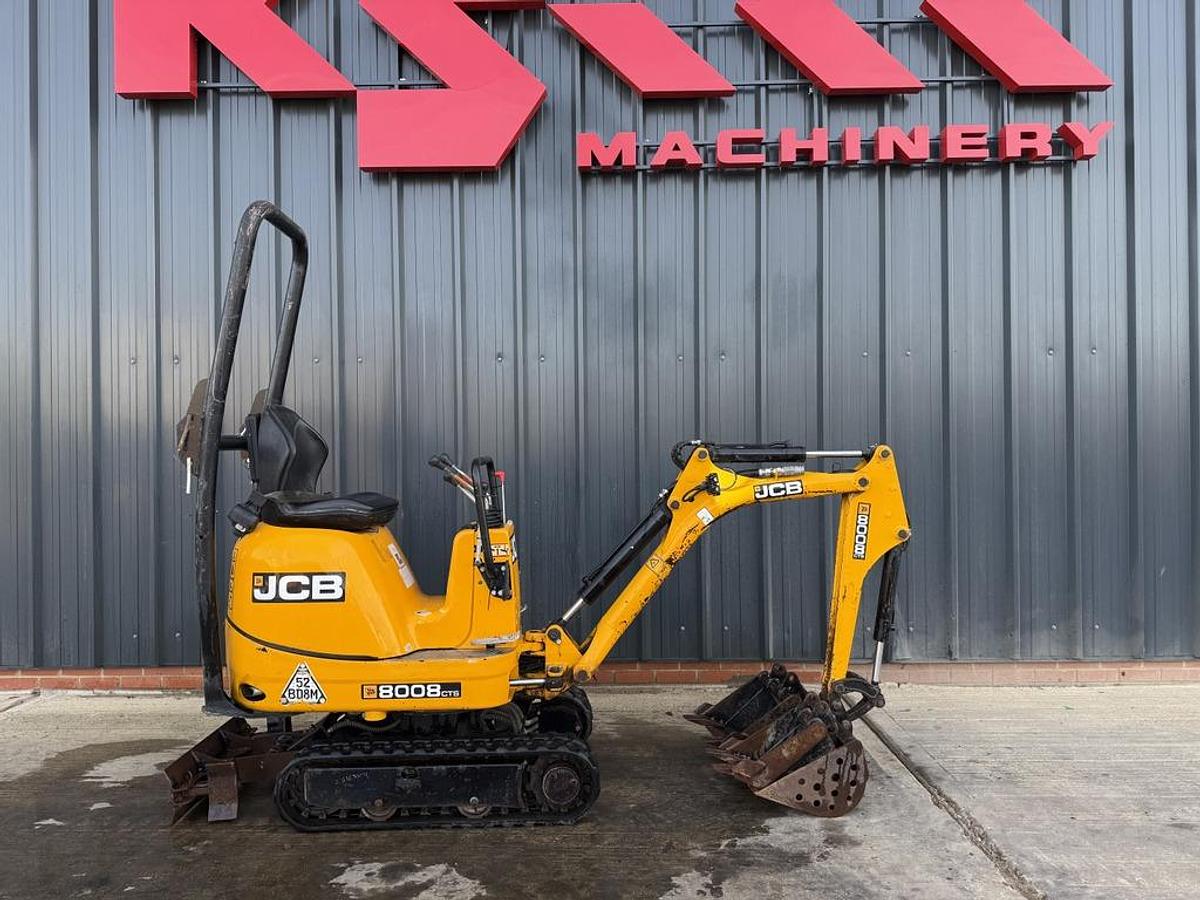 Used JCB 8008 CTS 1t Micro Excavator