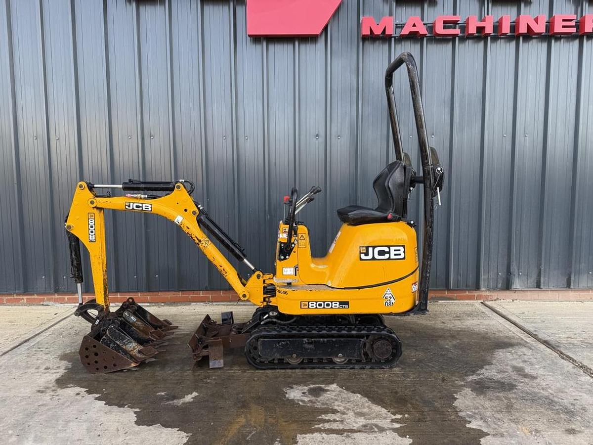 Used JCB 8008 CTS 1t Micro Excavator