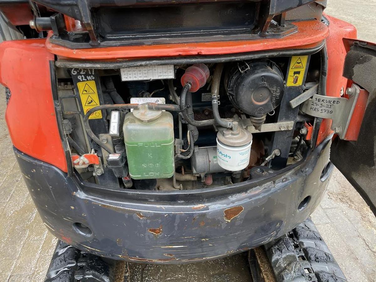 Used Kubota U17-3 1,7t Mini Excavator