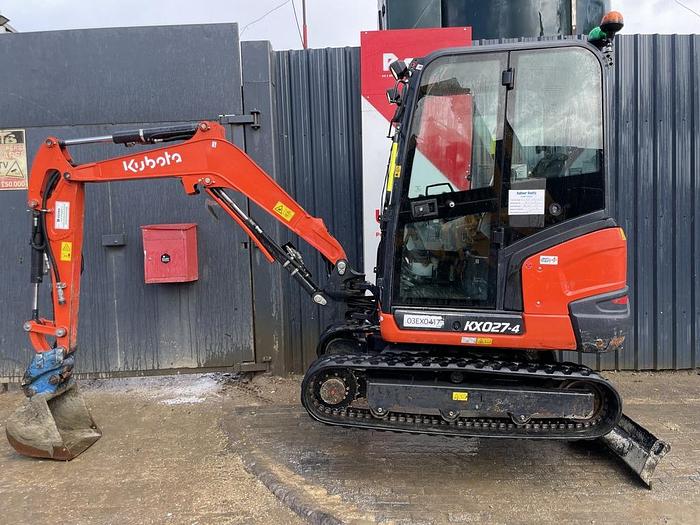 Used Kubota KX027-4 2.7t Mini Excavator