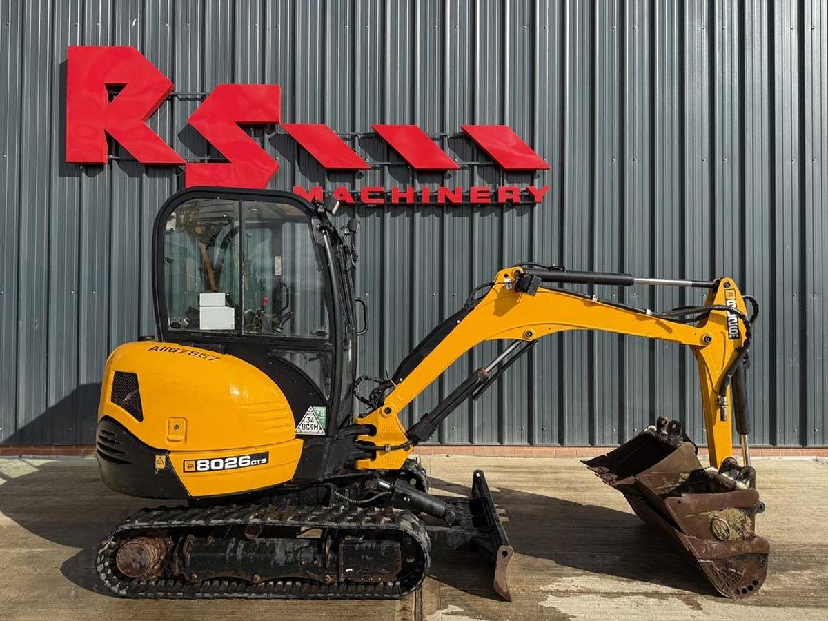Used JCB 8026 CTS 2.8t Mini Excavator