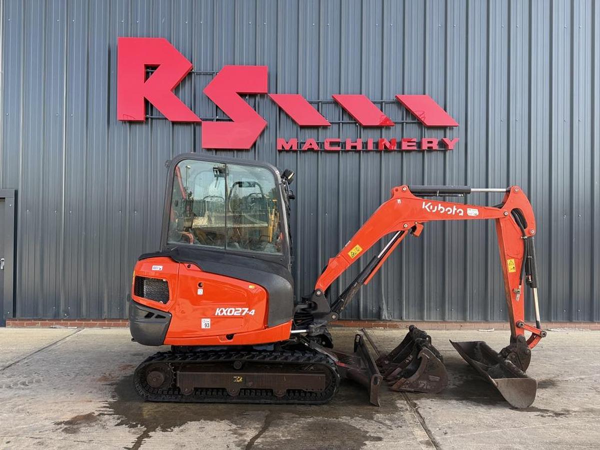 Used Kubota KX027-4 2.7t Mini Excavator