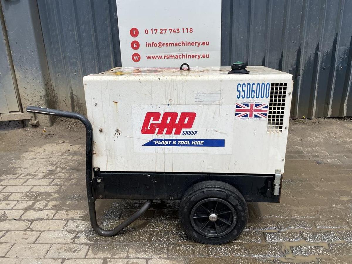 Used Stephill SSD6000 6 kVA Generator