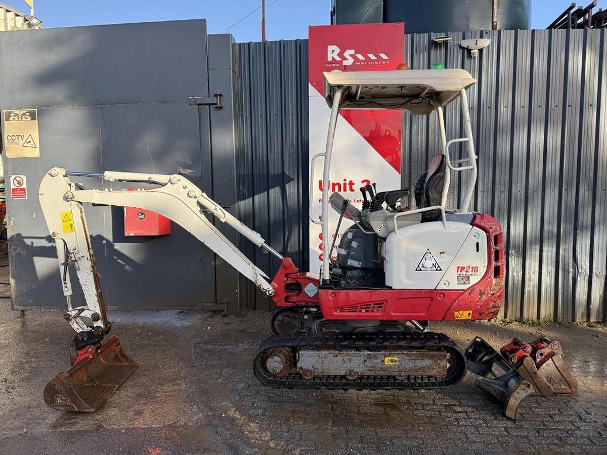 Used Takeuchi TB216 1.8t Mini Excavator