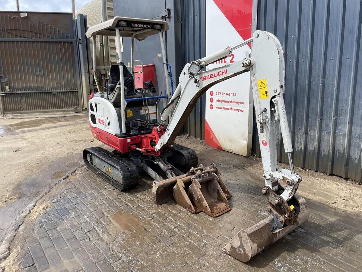 Used Takeuchi TB216 1.8t Mini Excavator
