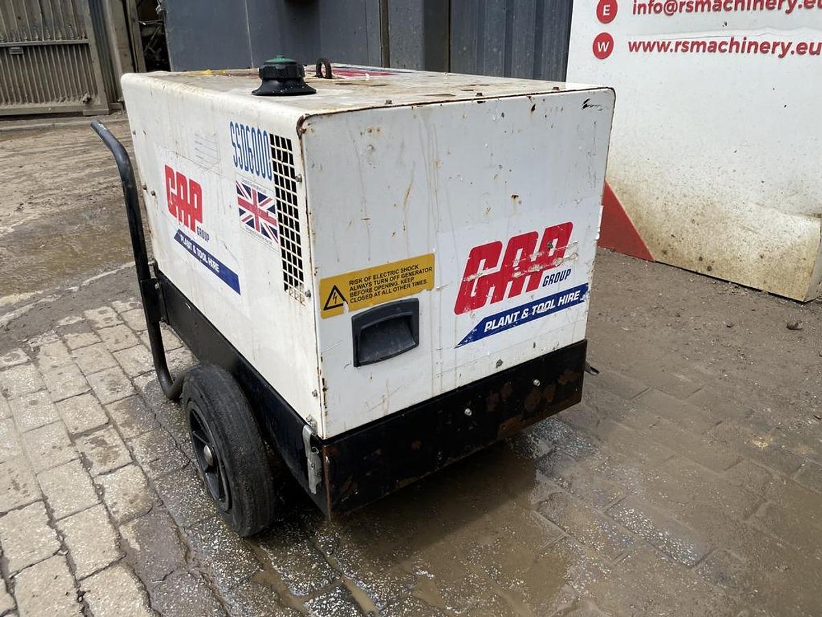 Used Stephill SSD6000 6 kVA Generator