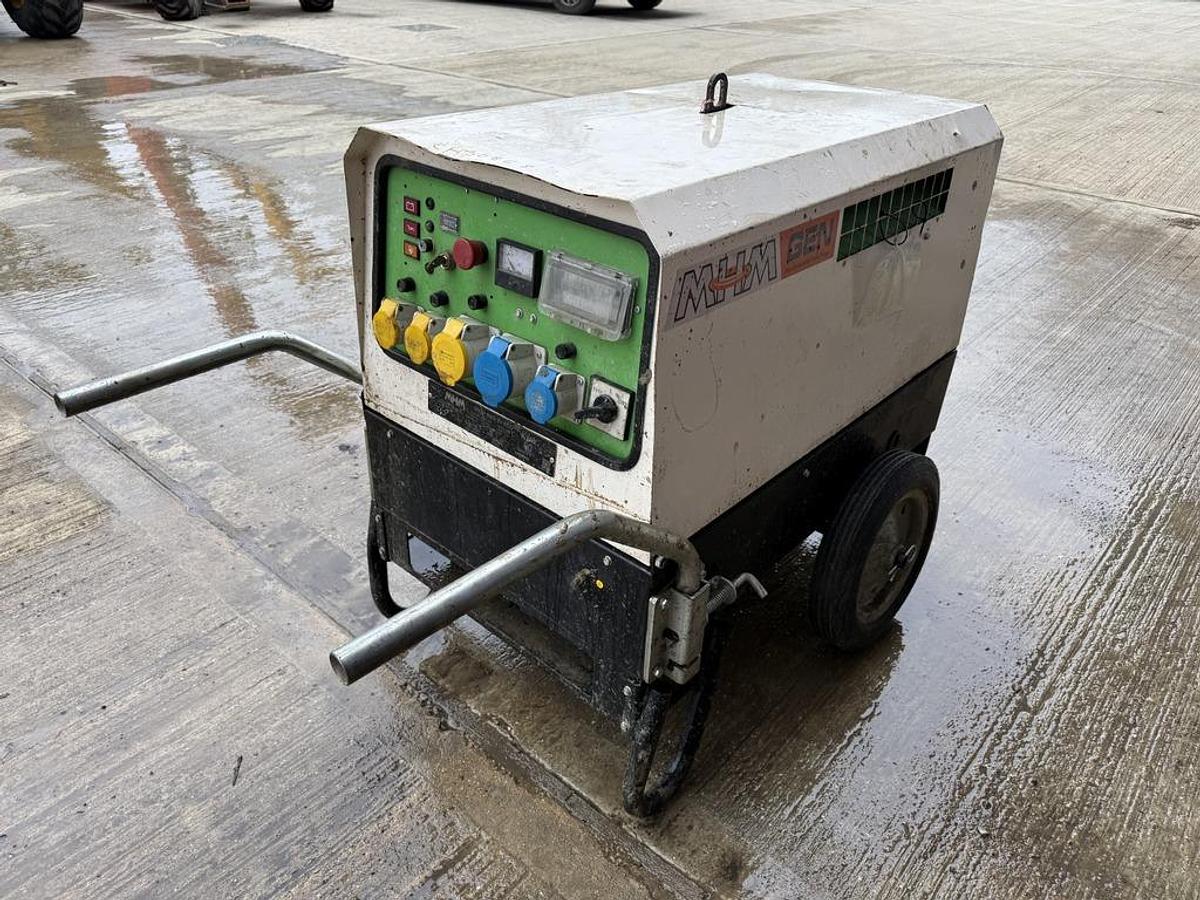 Used MHM MGTP 6000 6 kVA Diesel Generator