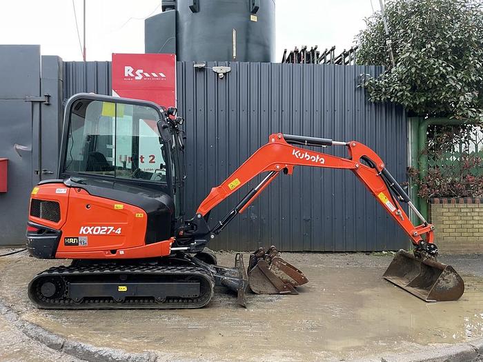 Used Kubota KX027-4 2.7t Mini Excavator