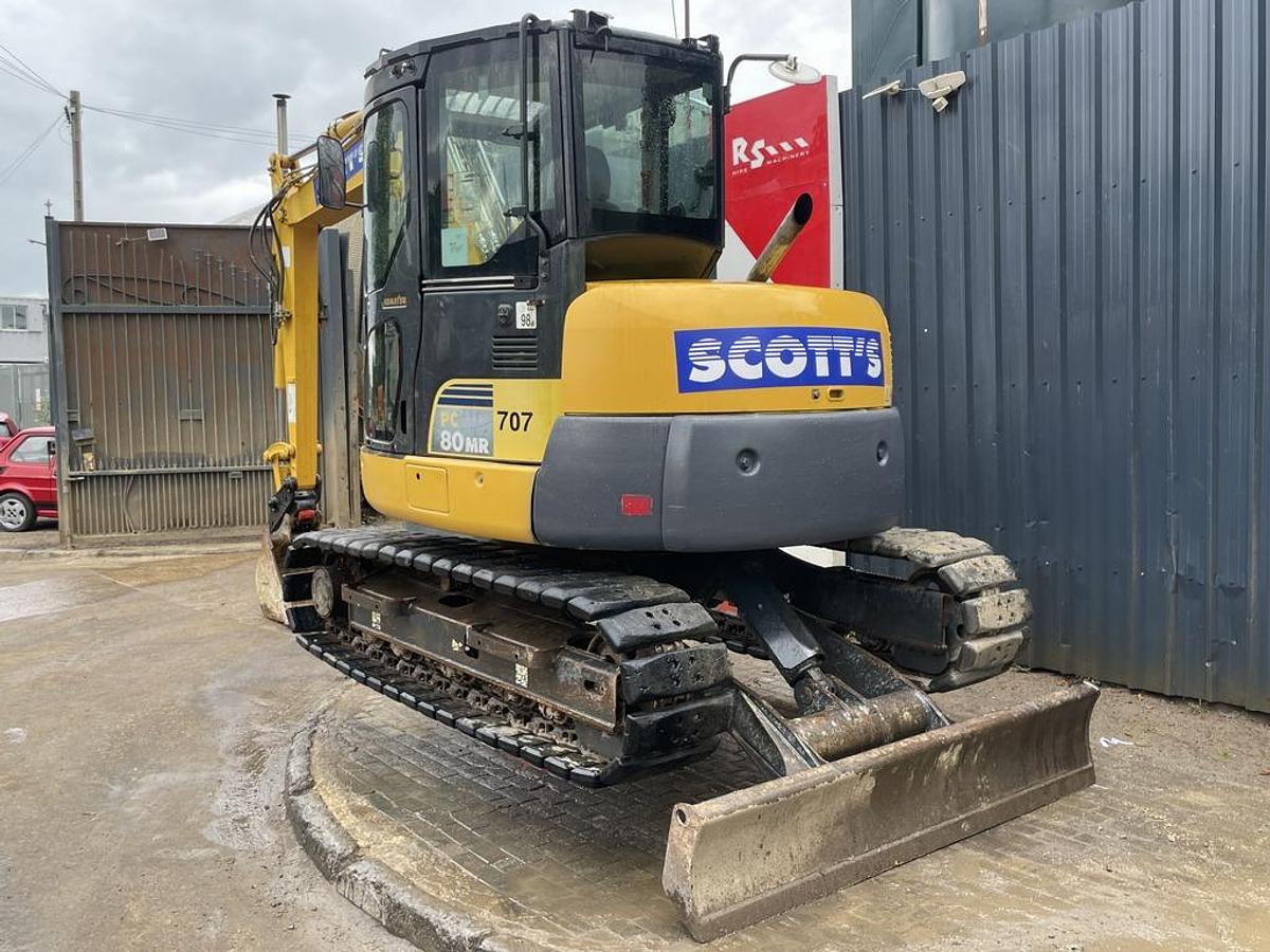 Used Komatsu PC80MR-3 8t Mini Excavator