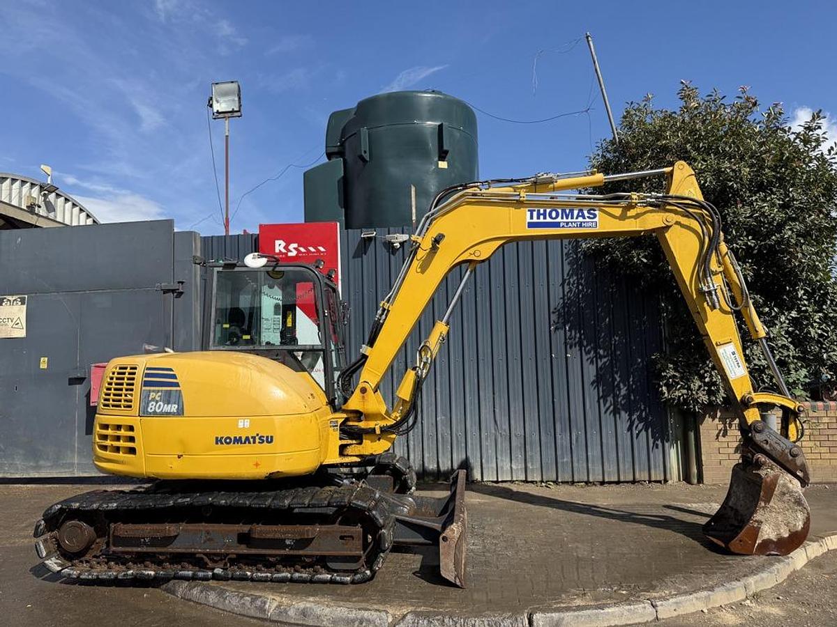 Used Komatsu PC80MR-5 8t Mini Excavator