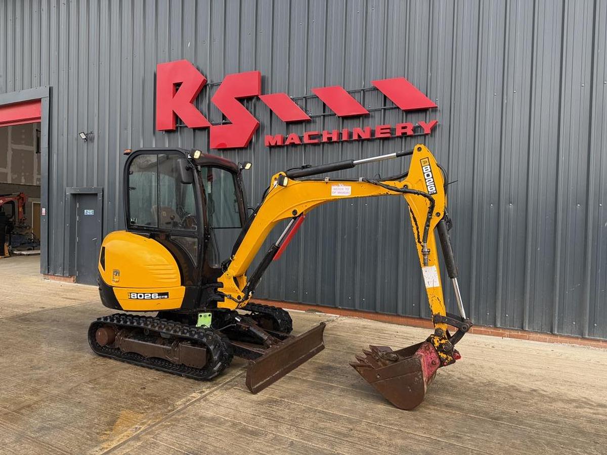 Used JCB 8026 CTS 2.8t Mini Excavator