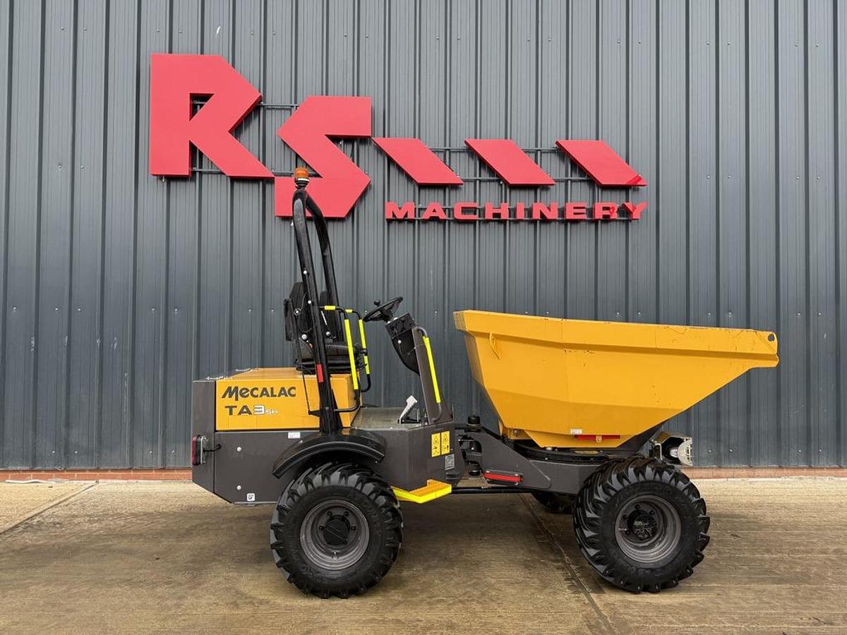 Used Mecalac TA3sh 3 Ton Swivel Dumper