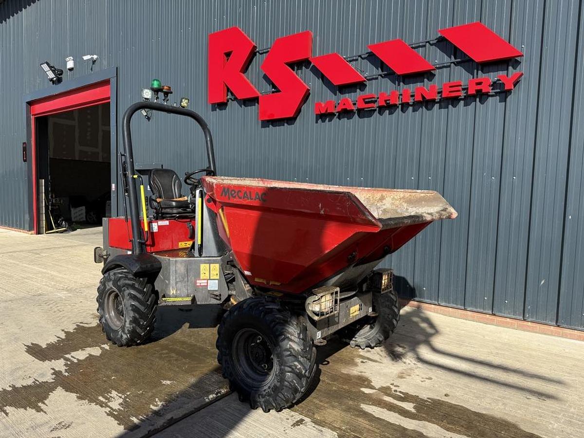Used Mecalac TA3s 3 Ton Swivel Dumper