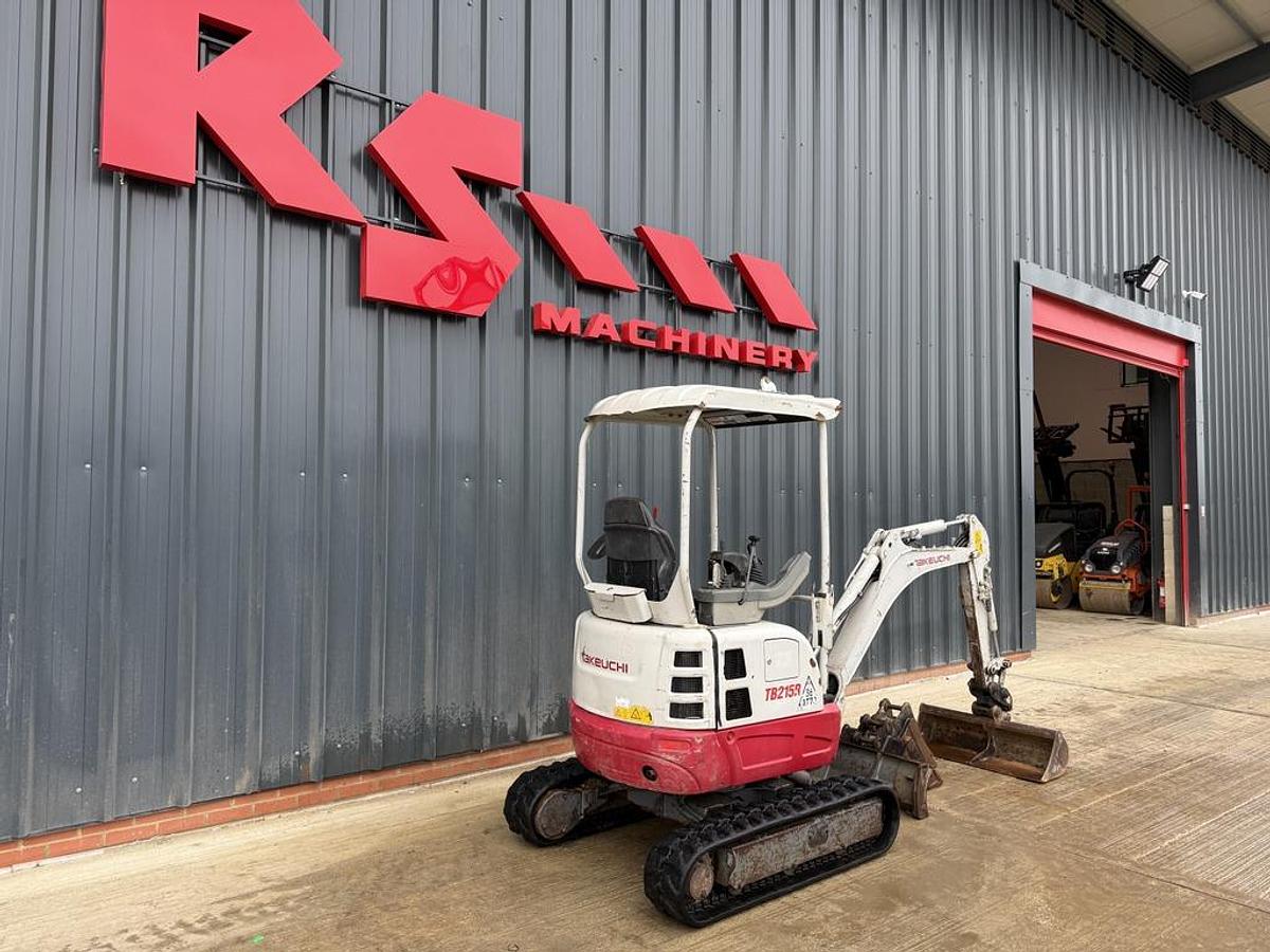 Used Takeuchi TB215R 1.6t Mini Excavator