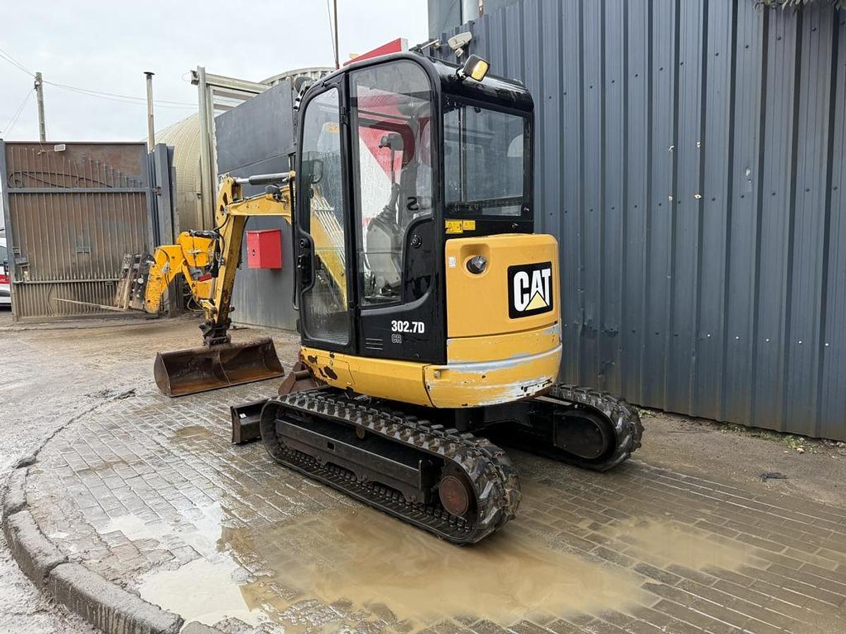 Used Caterpillar 302.7D CR 2.8t Mini Excavator