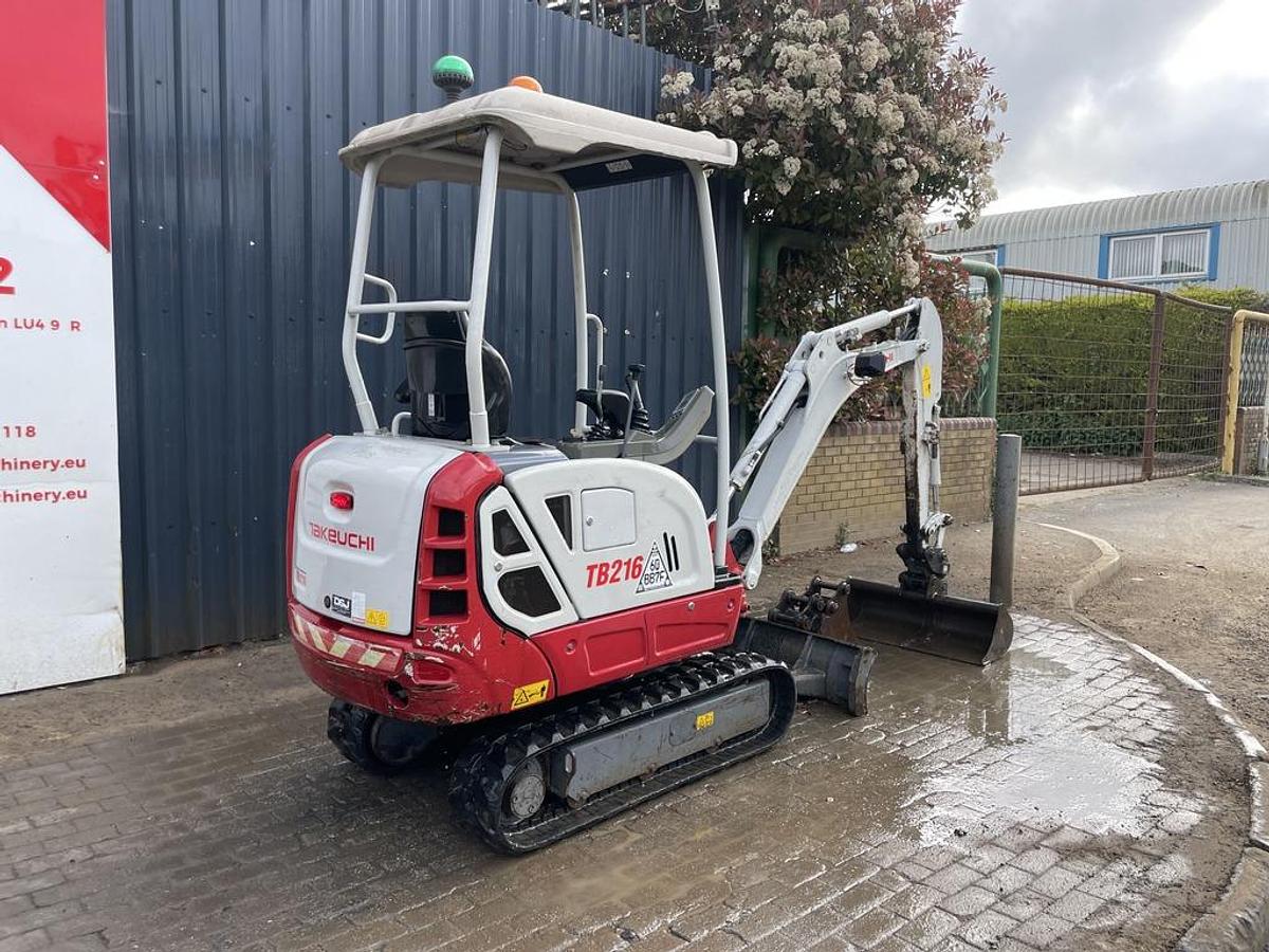 Used Takeuchi TB216 1.8t Mini Excavator