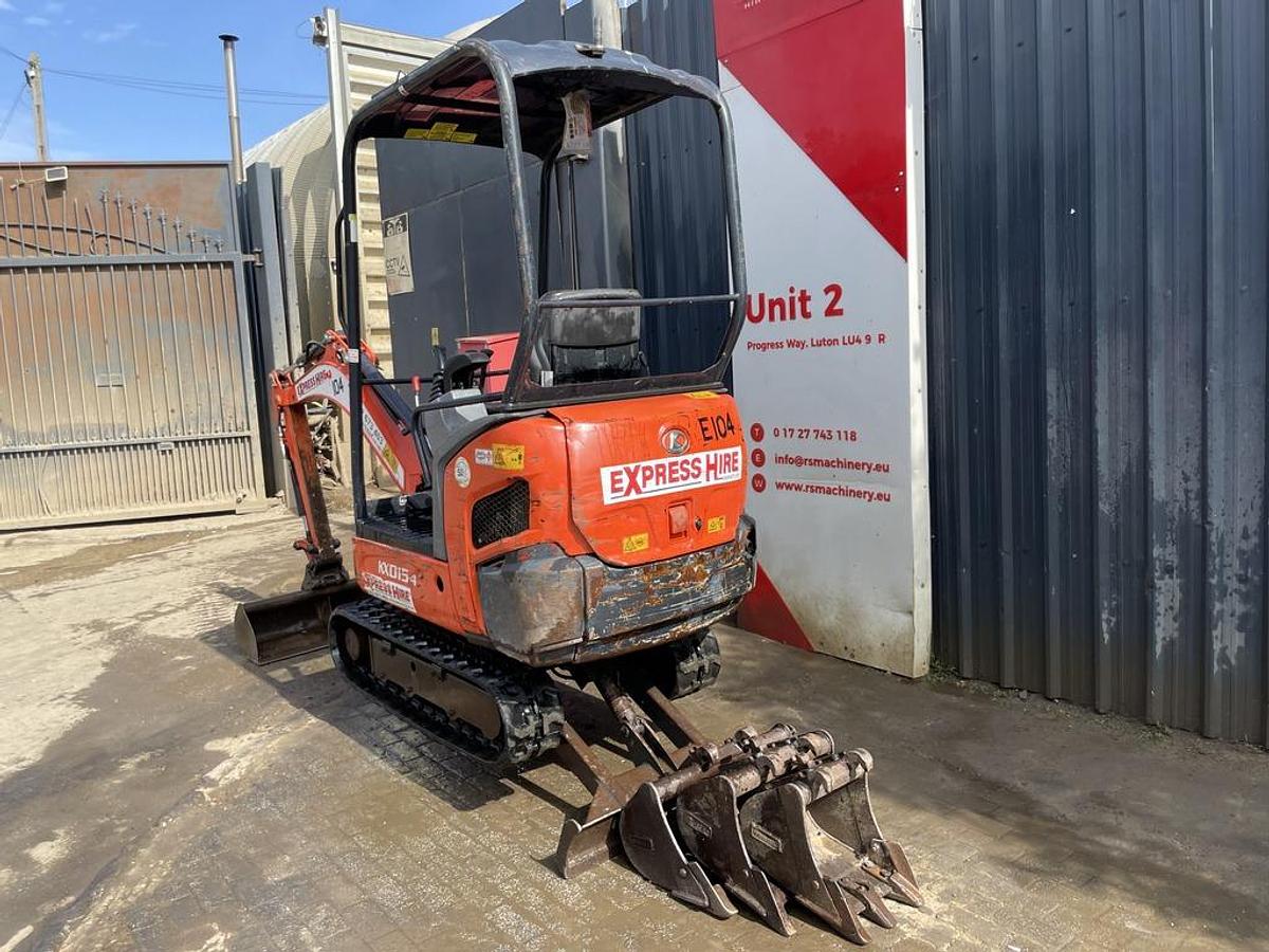 Used Kubota KX015-4 1.5t Mini Excavator