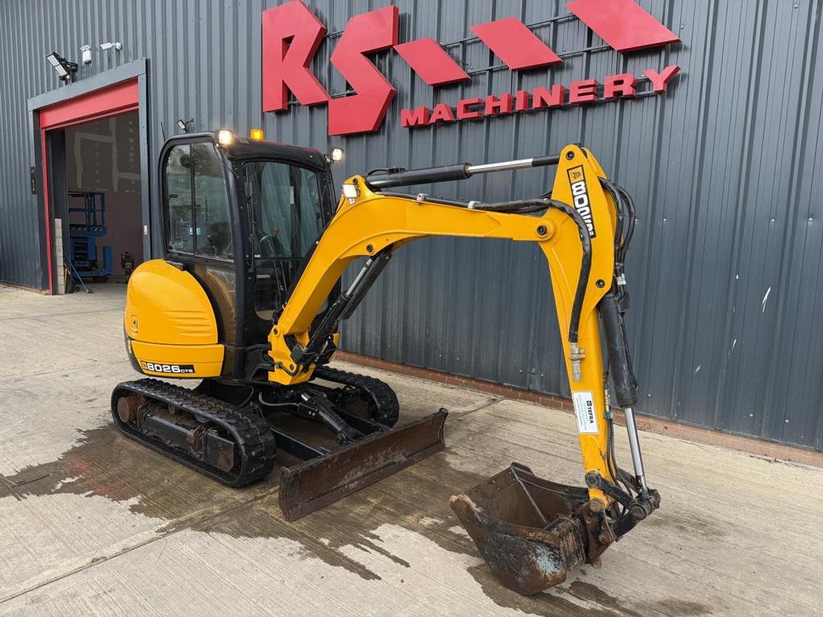 Used JCB 8026 CTS 2.8t Mini Excavator