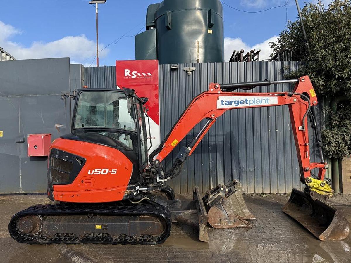Used Kubota U50-5 5t Mini Excavator