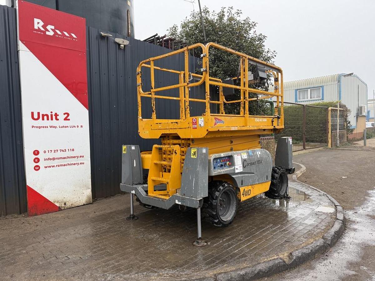 Used Haulotte Compact 12DX 12m Diesel Scissor Lift
