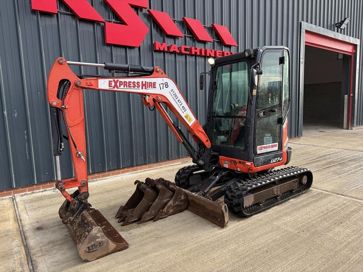 Used Kubota U27-4 2.7t Mini Excavator