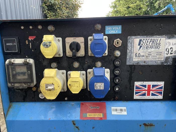 Used STEPHILL GENERATORS SLT6000