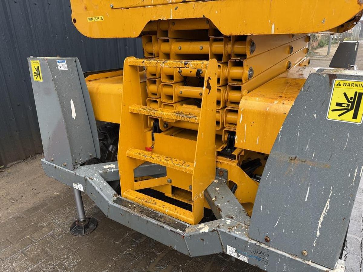 Used Haulotte Compact 12DX 12m Diesel Scissor Lift