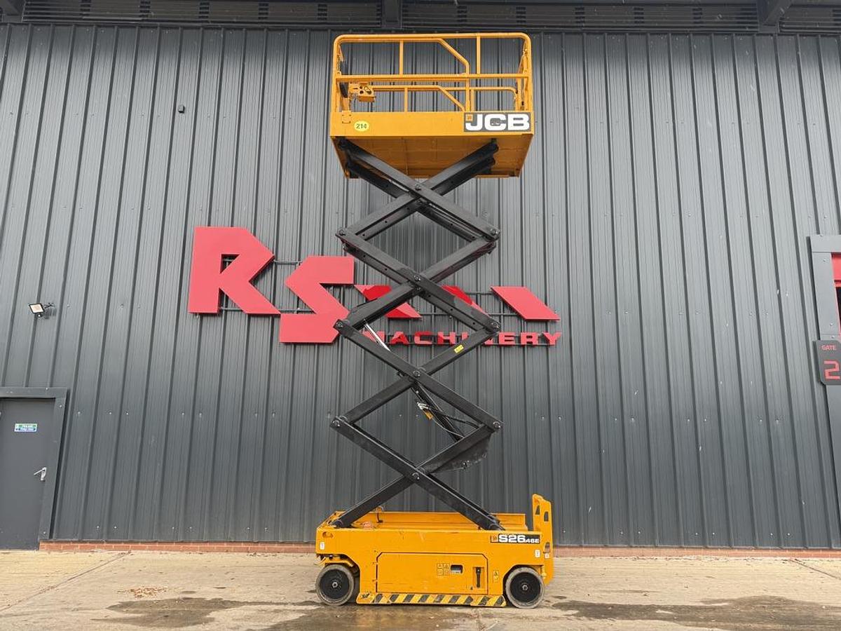 Used JCB S2646E 10m Electric Scissor Lift