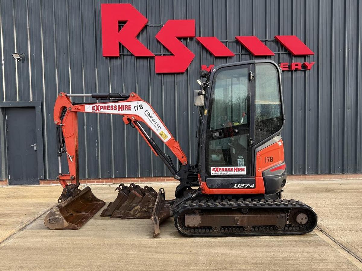 Used Kubota U27-4 2.7t Mini Excavator