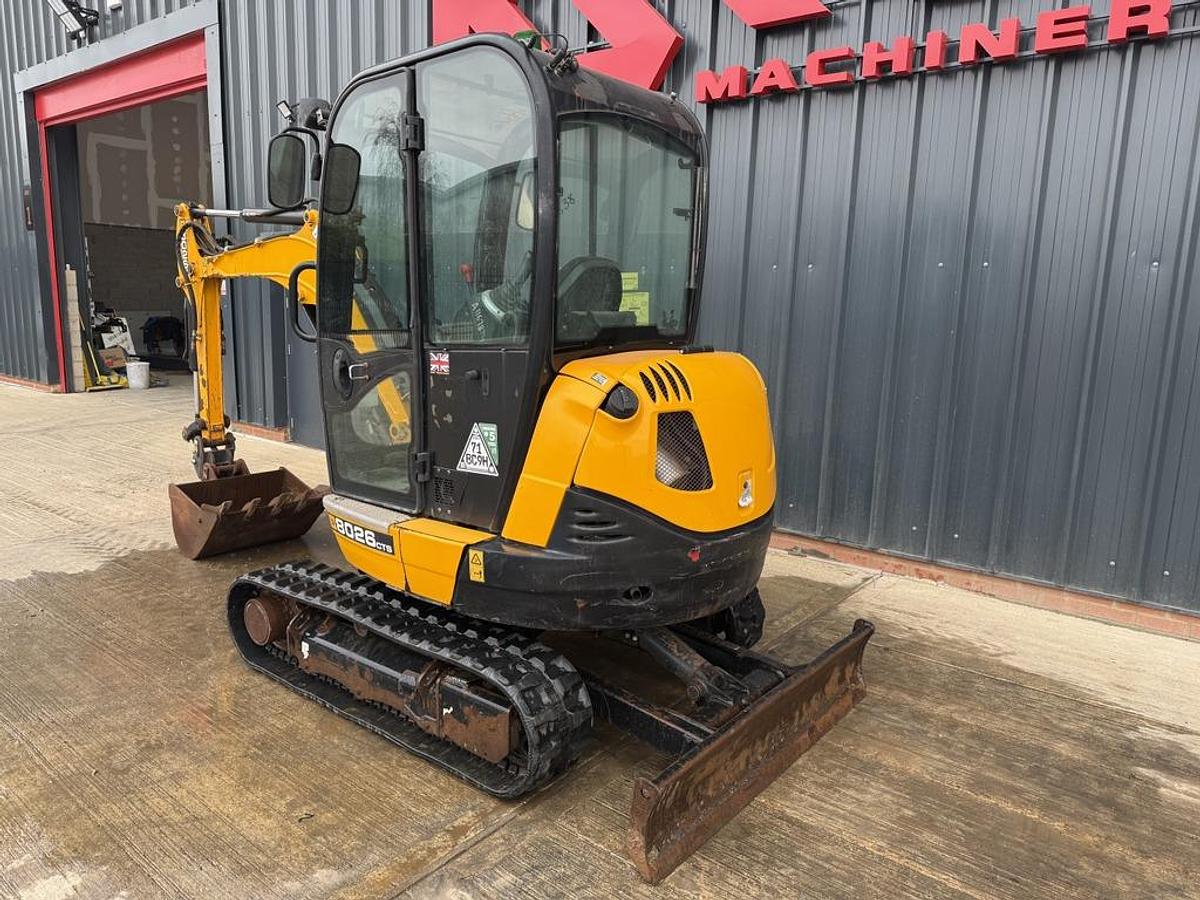 Used JCB 8026 CTS 2.8t Mini Excavator