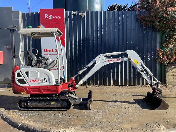 Used Takeuchi TB216 1.8t Mini Excavator