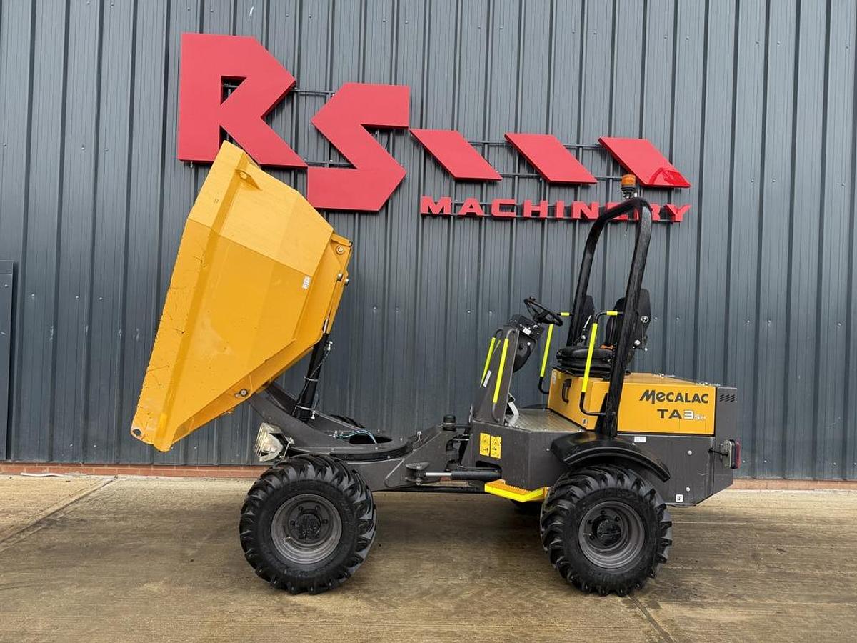 Used Mecalac TA3sh 3 Ton Swivel Dumper