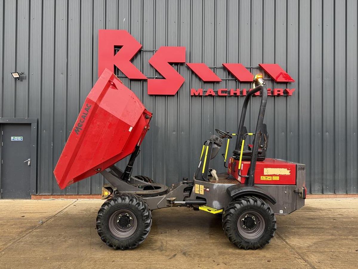Used Mecalac TA3s 3 Ton Swivel Dumper