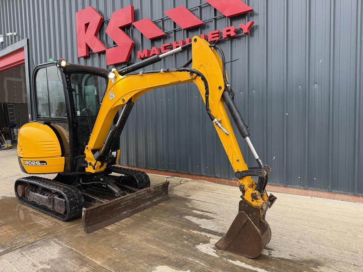 Used JCB 8026 CTS 2.8t Mini Excavator
