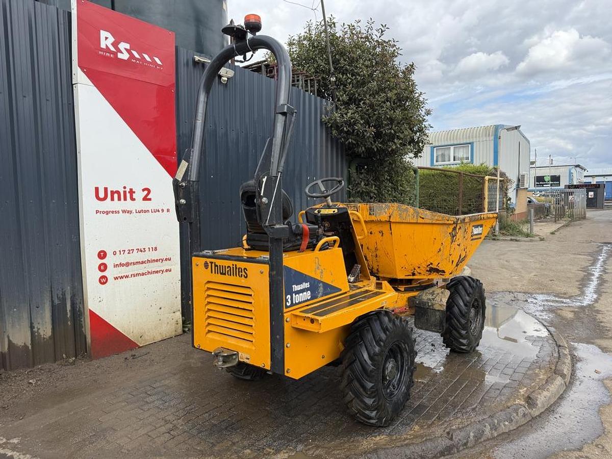 Used Thwaites 3 Tonne Swivel Dumper